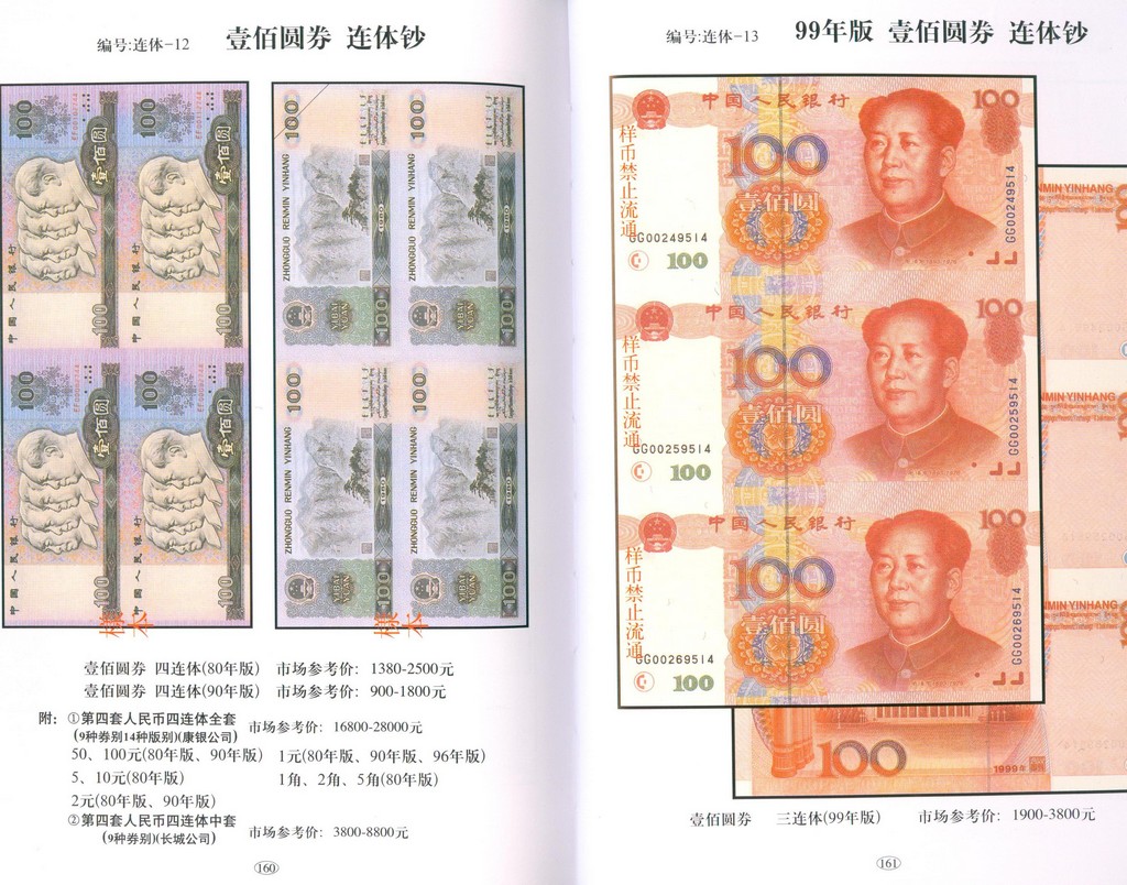 F2018, Illustrated Catalogue of P.R.China Banknotes 1949-2010