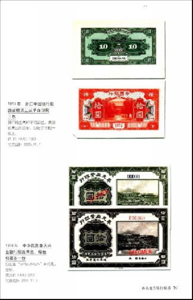 F7381 China Collection Gallary: Illustrated Handbook of Banknotes (2007) - Click Image to Close