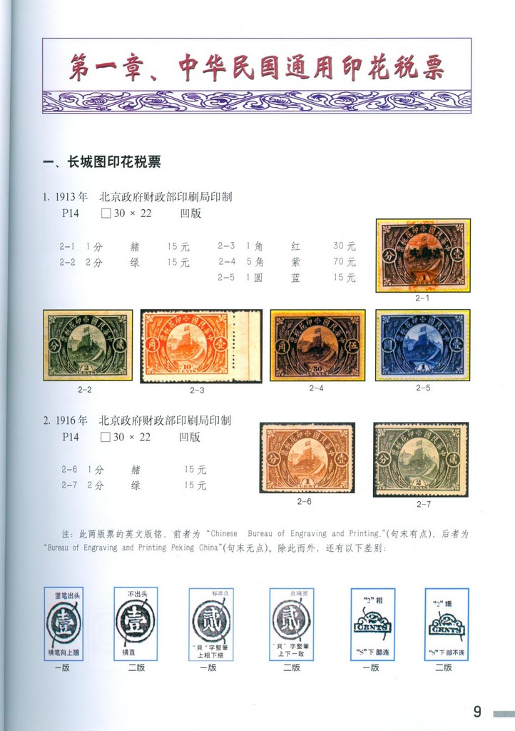 F2403 Illustrated General Catalogue of the Chinese Tax Stamps (2001)