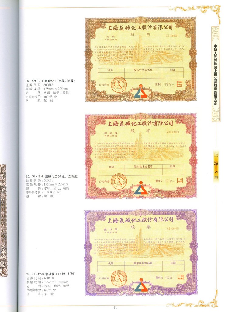 F2605 Illustated Catalogue of Stock, P.R.China (2005)
