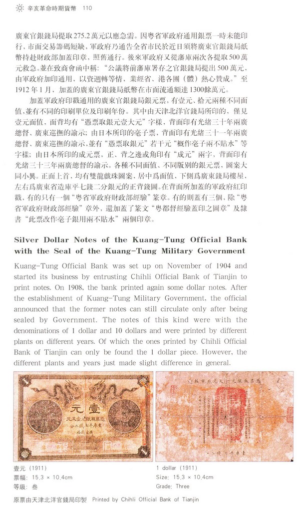 F1608, Currency during the China Revolution of 1911