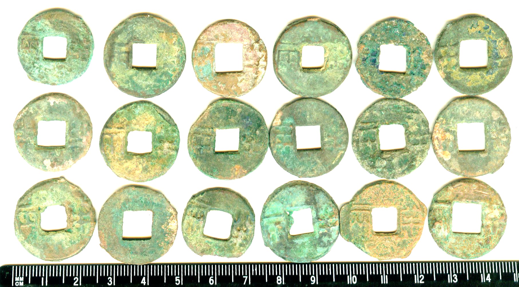 K1001, China 20 Pcs Small Pan-Liang Coins (Ban-Liang), BC221-206