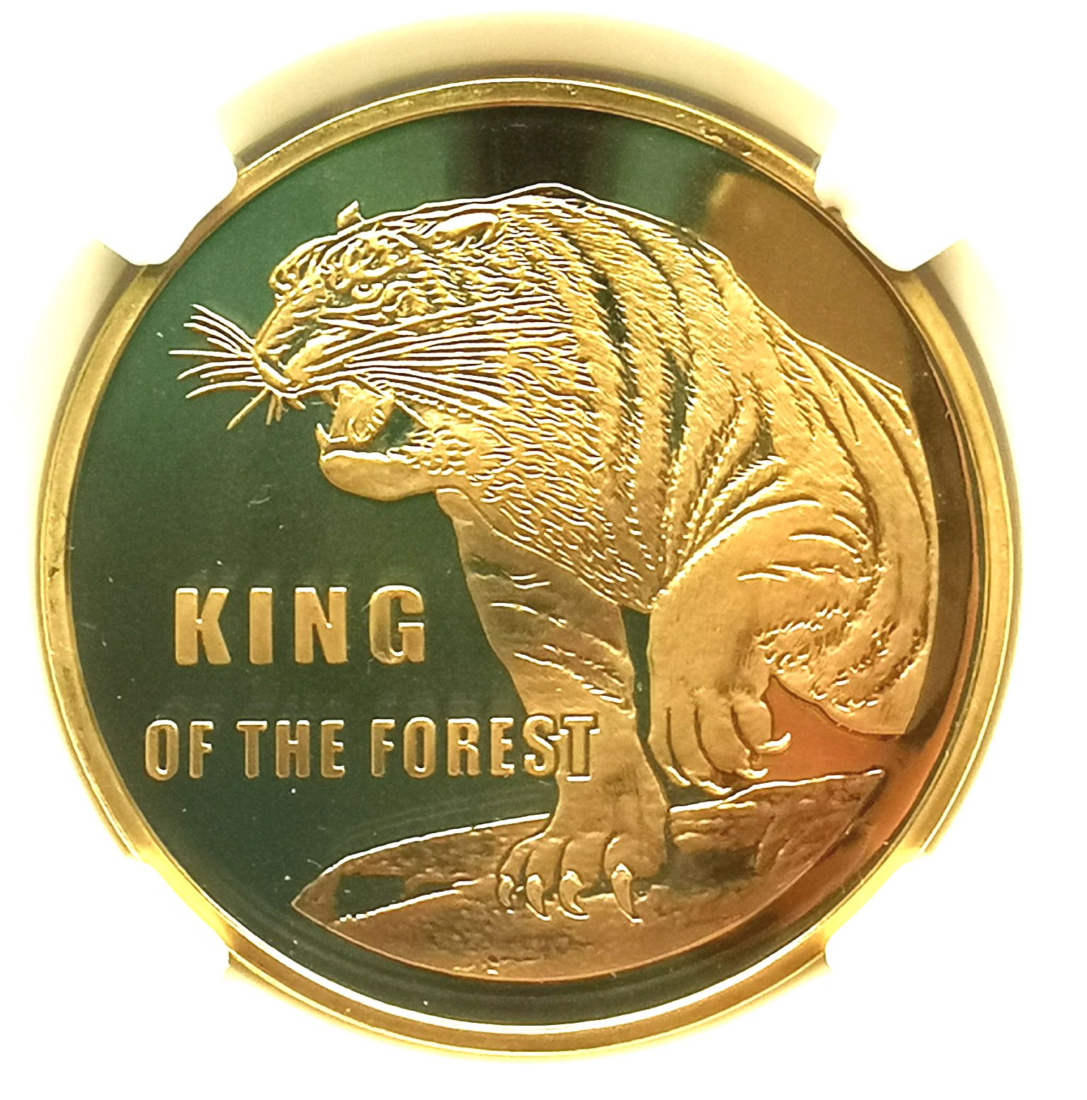 L7002, Visiting Korea Proof Coin Series "Tiger", Brass 2019