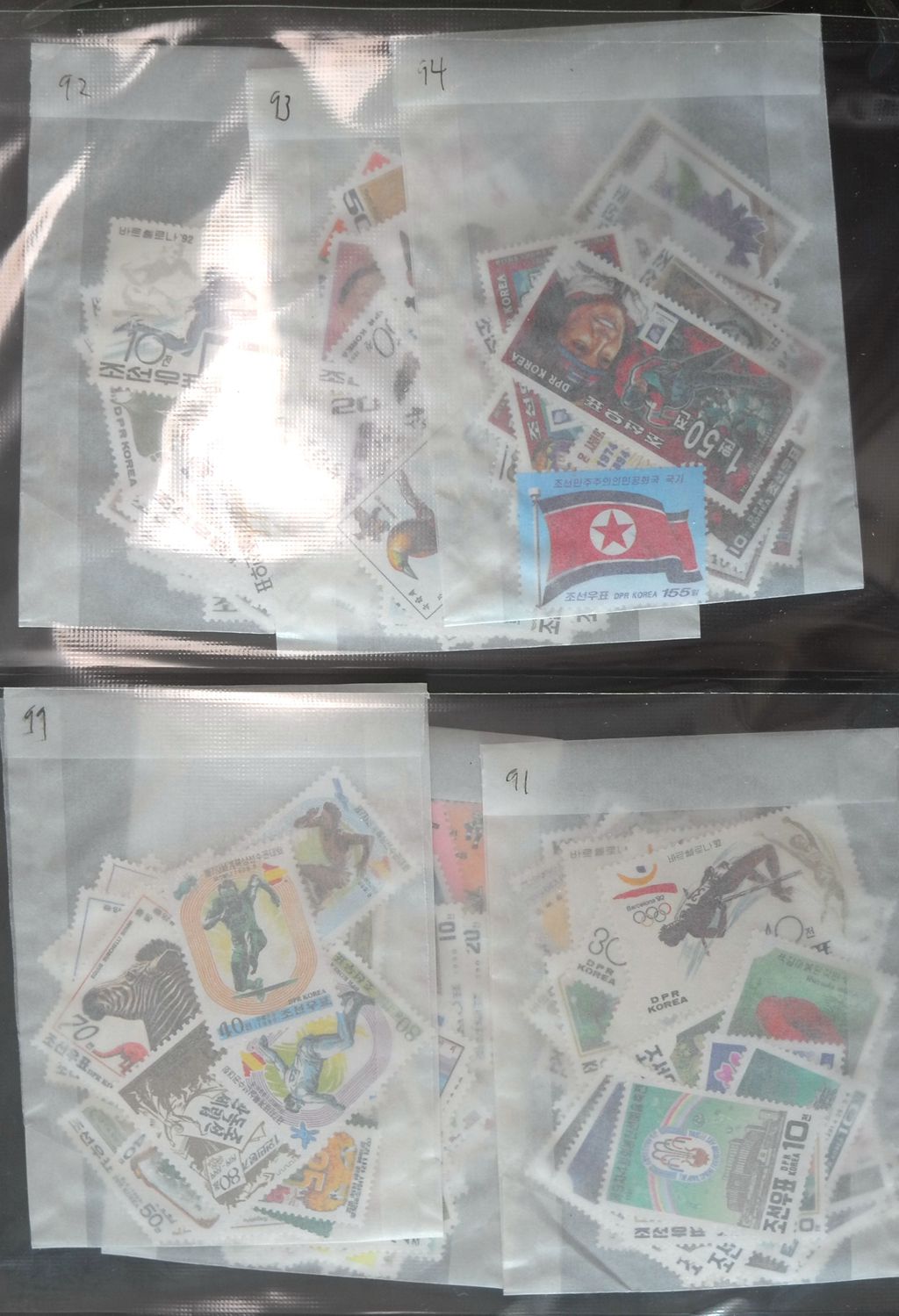 L4304, Korea 800 Pcs New Stamps and MS Stamps, 1975-2009