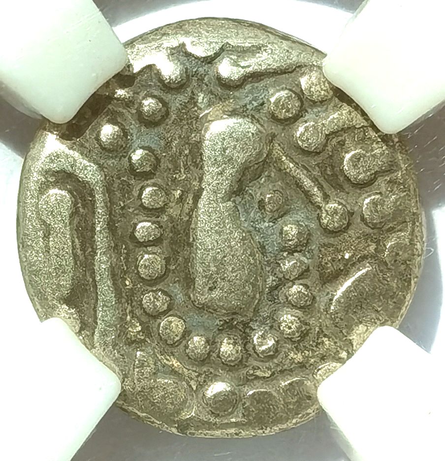P4510, India Chaulukyas (Chalukyas of Gujarat) Silver Coin, INDO-SASANIANS, AD 1000