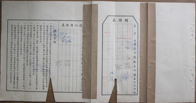 S0129, Weihui Hua-Xin Textile Co. Ltd, Type B, 4 Shares, 1933